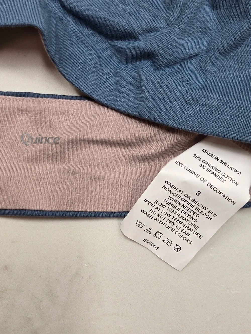 Quince includes bras